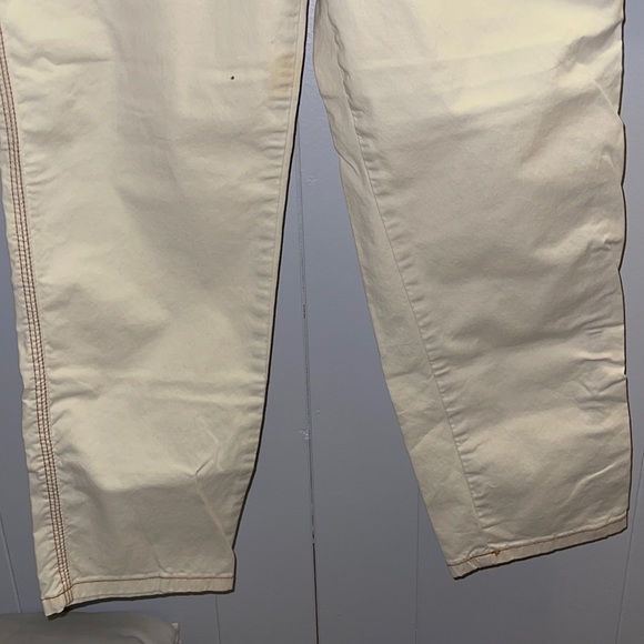 BDG High Rise Girlfriend Utility Painter's Pants, Ivory size - Picture 5 of 5